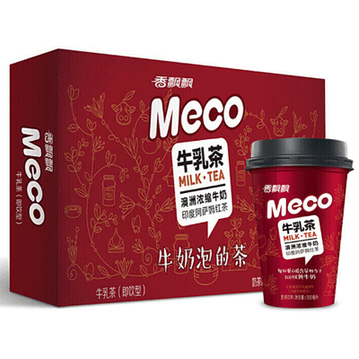 香飘飘 MECO牛乳味奶茶 即饮奶茶,无需冲泡 300ml*15杯 礼盒装