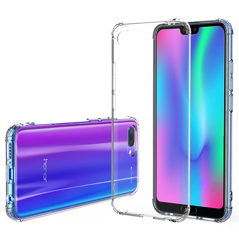 ESCASE 苹果iPhoneX/XS手机壳气囊手机套 透明全包防摔防指纹德国拜耳进口抗黄变抖音同款(带挂绳孔)高透升级