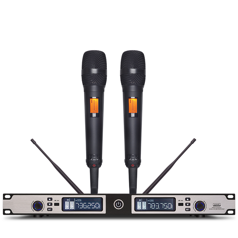 HTDZ HT-280U UHF无线会议一拖二 无线麦克风