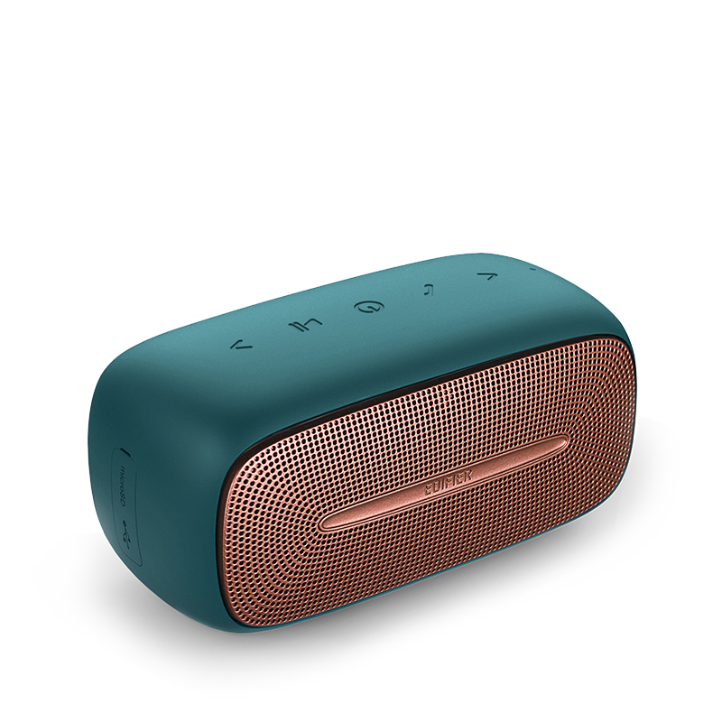 Edifier/漫步者 BIG BUN 蓝牙便携音箱 海蓝色