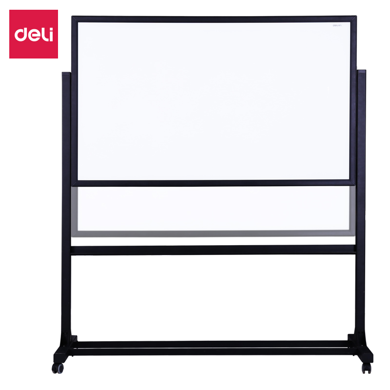 得力(deli) 33525 气动升降磁性玻璃白板1500*900mm 黑色 (单位:块)