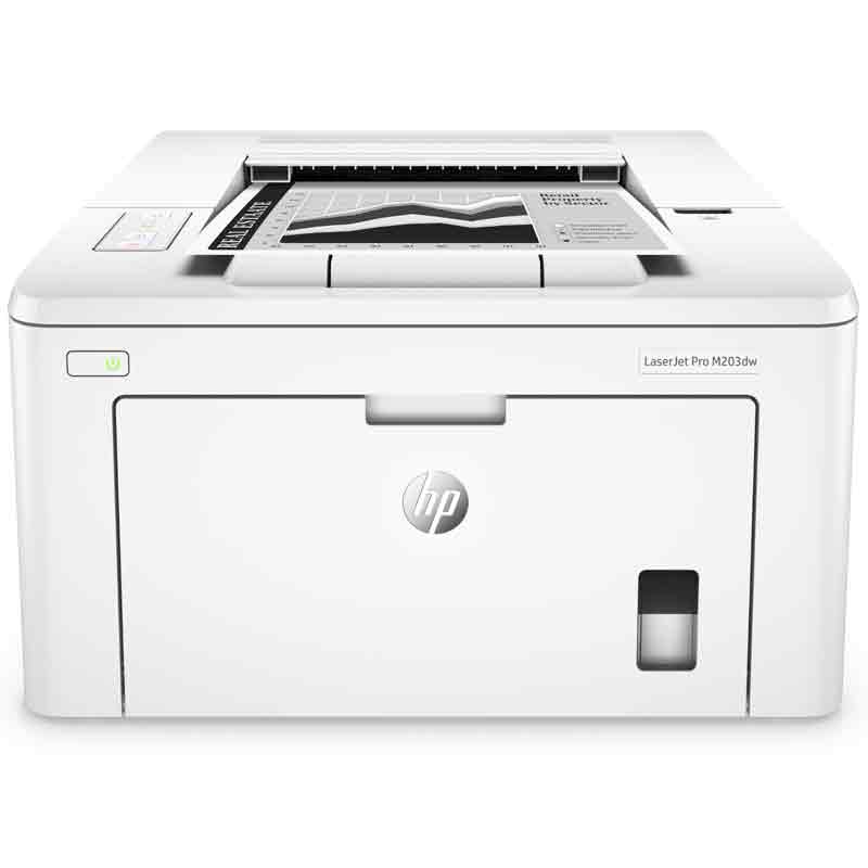 惠普(HP)LaserJet Pro M203dw A4黑白激光打印机