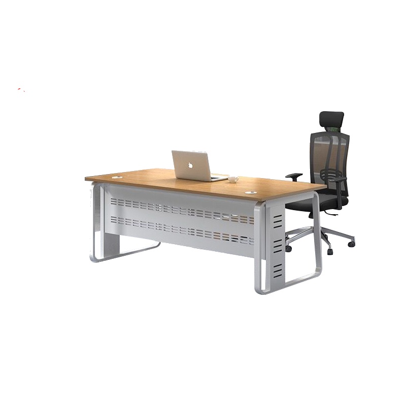[万保]电脑桌 办公家具 经理主管办公桌电脑桌 现代简约钢木职工桌职员桌