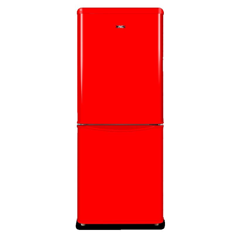 星星(XINGX) BCD-128E 128升 双门迷你小冰箱 家用冷藏冷冻电冰箱 直冷 租房冰箱(炽热红)