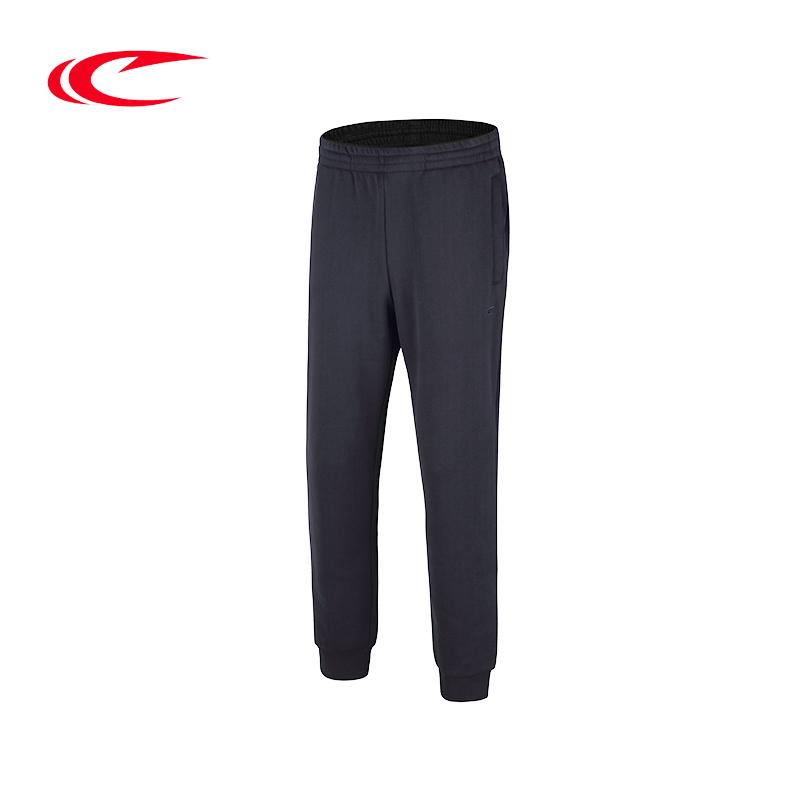 赛琪(SAIQI)男士运动长裤2018年秋季运动裤加厚卫裤常规款常规型罗纹轻便梭织棉棉跑步健身收口直筒207753