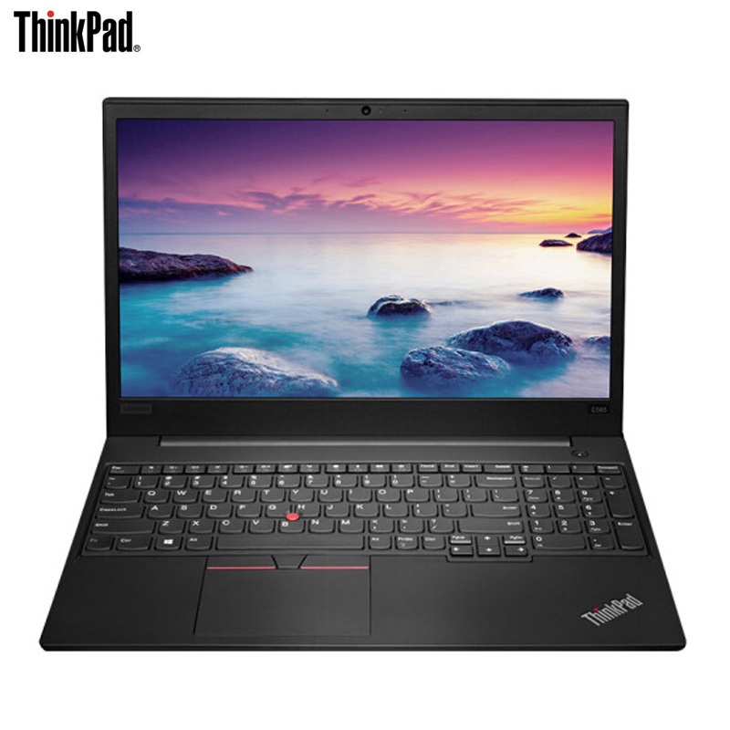 联想ThinkPad E585-00CD 15.6英寸笔记本电脑 (锐龙R5-2500U 8G内存 256GB固态 W10)轻薄商务办公游戏便携手提电脑