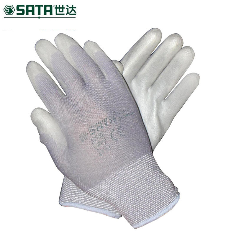 世达(SATA) SF0718-PU手套(灰色掌浸)(12双/打)