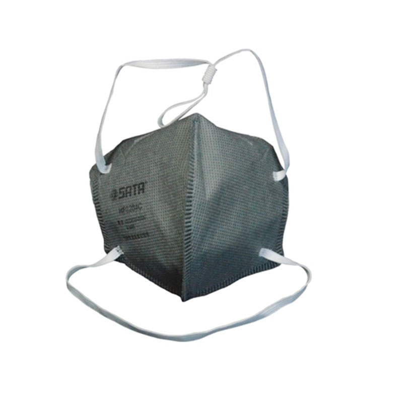 世达(SATA)自吸过滤式防颗粒物呼吸器(KN95折叠活性炭 口罩)HF0204C(50只/盒)