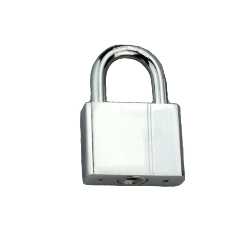 不锈钢锁短勾40mm不锈钢挂锁锁头防水防锈通开挂锁逃生窗户外挂锁（把）