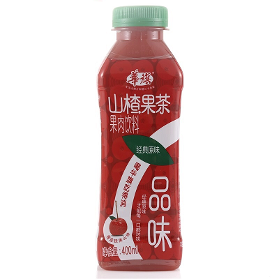 华旗 山楂果茶经典原味 400ml*12 整箱装