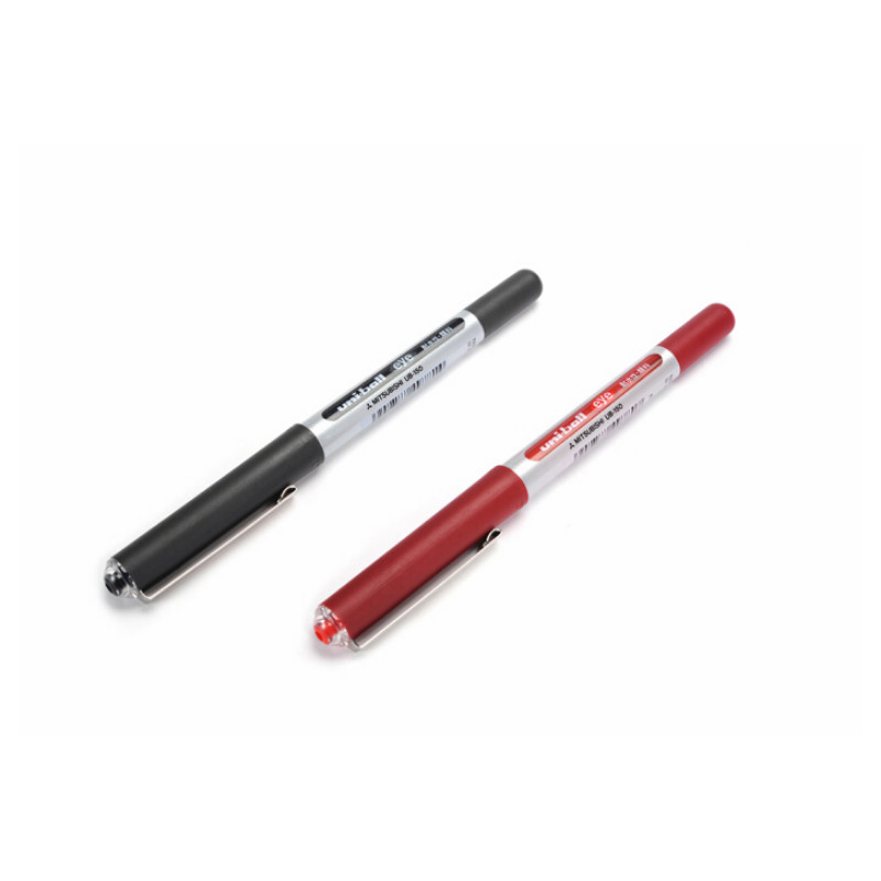 三菱 Mitsubishi UB-150黑 三菱0.5mm透视耐水性水笔UB-150黑色笔 一支