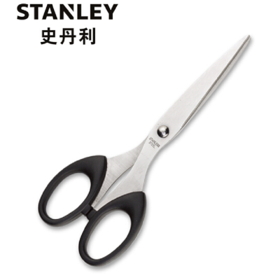 史丹利 1H8755 不锈钢 剪刀 160mm 94-382-23 居家使用 家用剪刀 办公 多用途剪刀