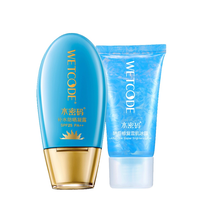 水密码WETCODE冰川矿泉补水防晒凝露40g SPF25