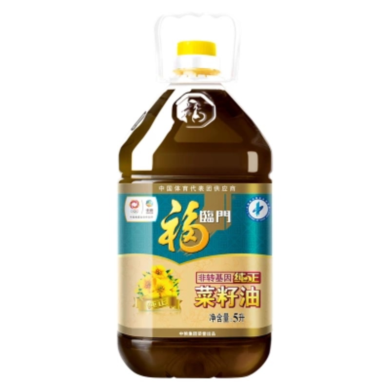 福临门 非转基因纯正菜籽油5L/桶 4桶/箱(单位:箱)