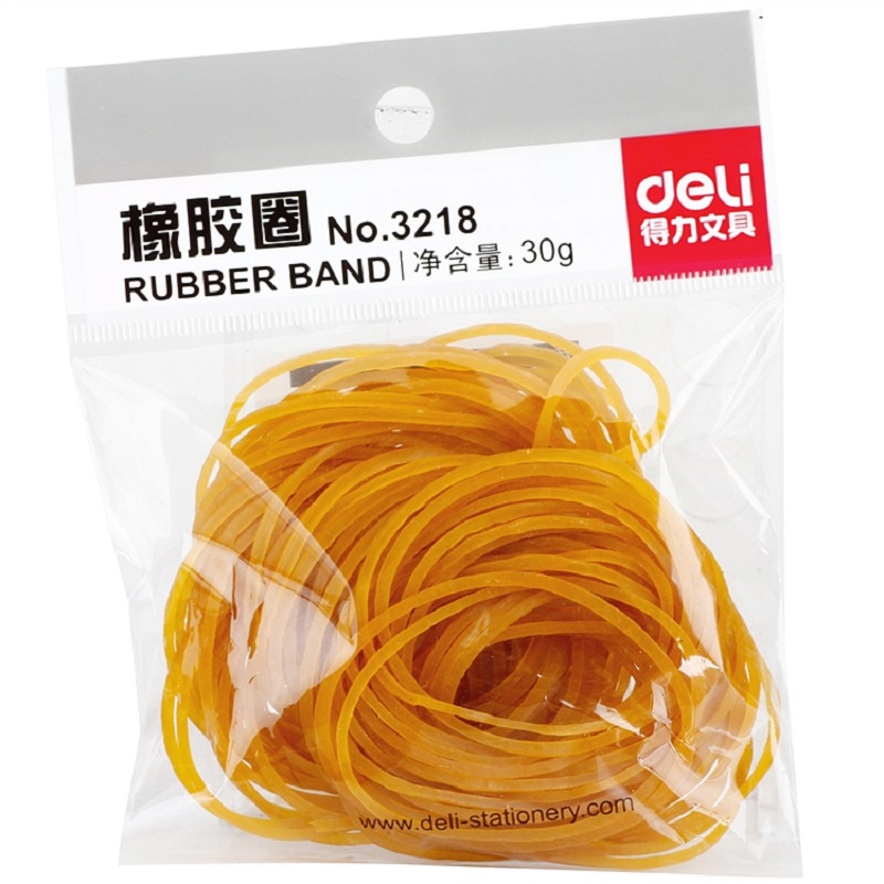 [精选]得力 3218橡胶圈 适用于办公及生活各种捆绑用途30g/包(10包价格)