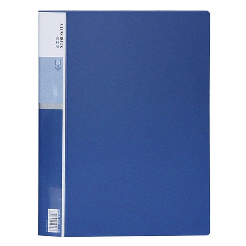[精选]得力 5004_40页资料册(蓝)(单本装*10本) 蓝色
