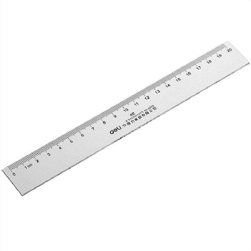 得力6220直尺20cm(透明)(只)*30