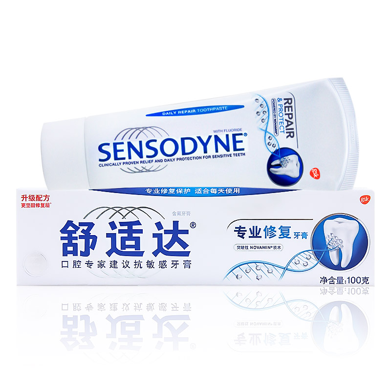舒适达 全方位防护 劲爽薄荷 牙膏 100g(单位:支)