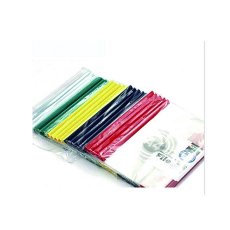 LTSM 晨光(M&G)ADM94521 A4透明抽杆夹15mm文件夹资料报告夹拉杆夹10个