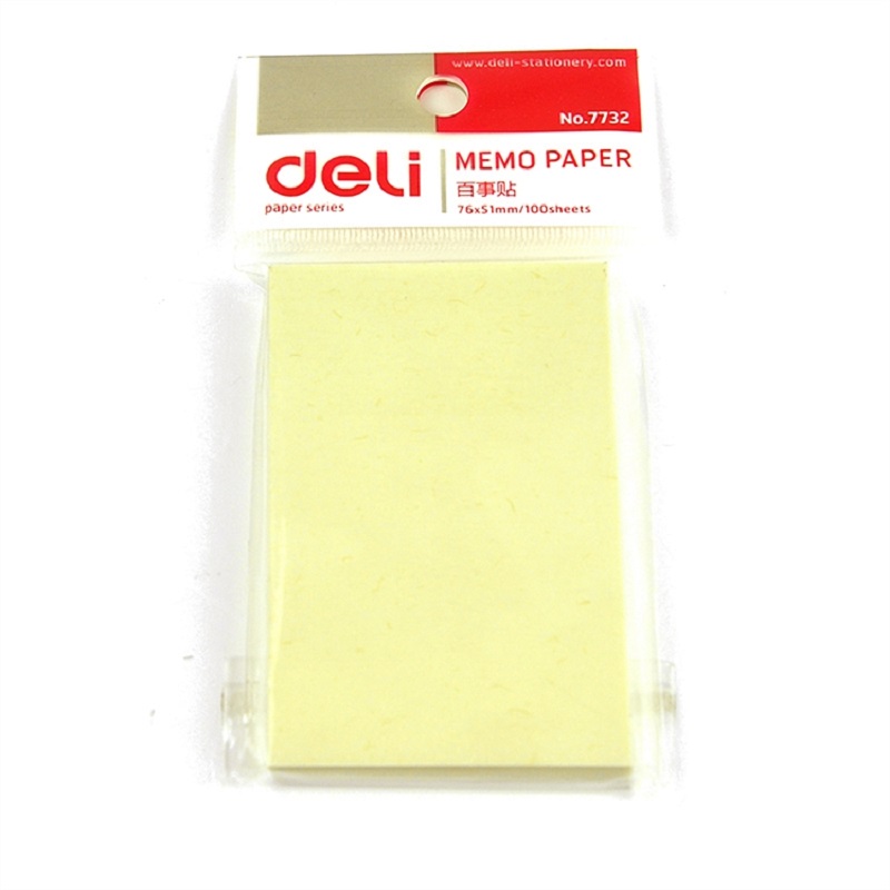 [精选]得力(deli) 7732百事贴(淡黄)51*76mm(包)*20包价格