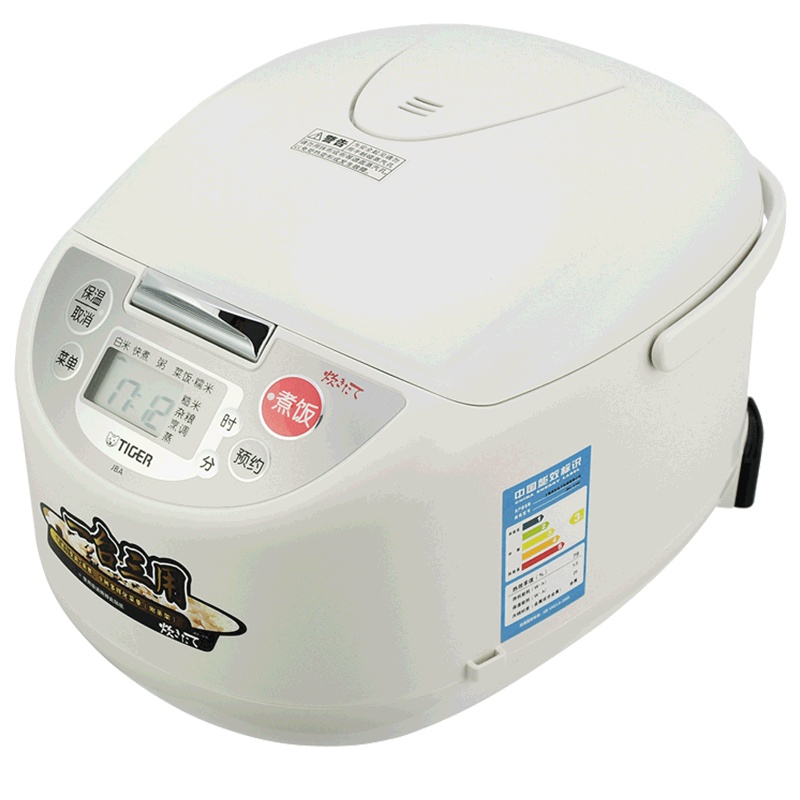 虎牌(tiger)电饭煲 JAW-A10C 3L 日本原装进口电饭煲 微电脑智能预约定时 远红外黑内过 附蒸格全面加热