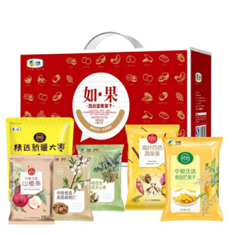初萃(CHUCUI) 中粮·御食坚果套装B中粮时怡精选新疆大枣中粮时怡优选美国开心果中粮时怡