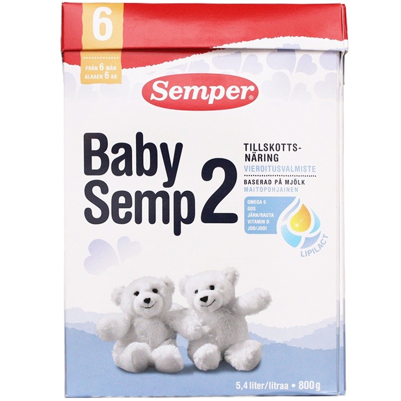 Semper 森宝 婴幼儿奶粉 2段(6-9个月)800g/盒