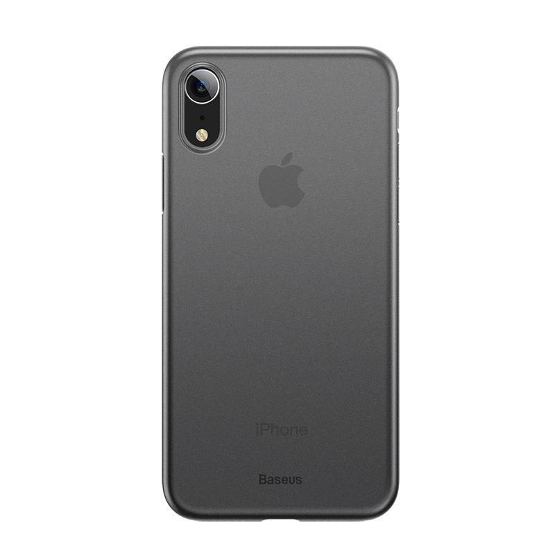 倍思(Baseus)iPhone XR手机壳苹果xr超薄保护套防摔xr新款磨砂全包壳新款潮牌情侣个性创意6.1寸透黑