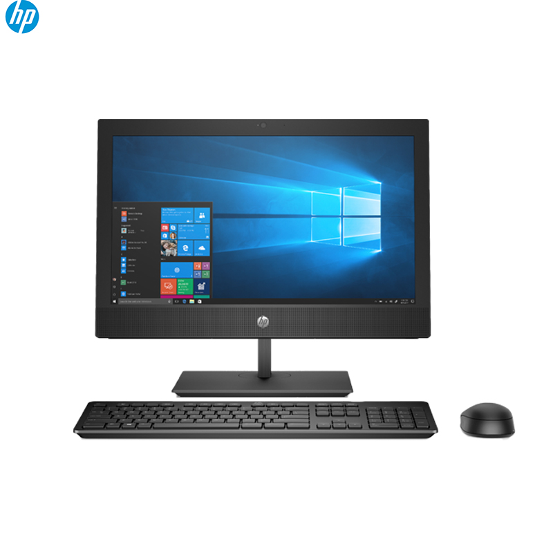 惠普(HP)400 G4 AIO 20寸商用一体机 (I3-8100T 8G 256固态 DVDRW Win10H )