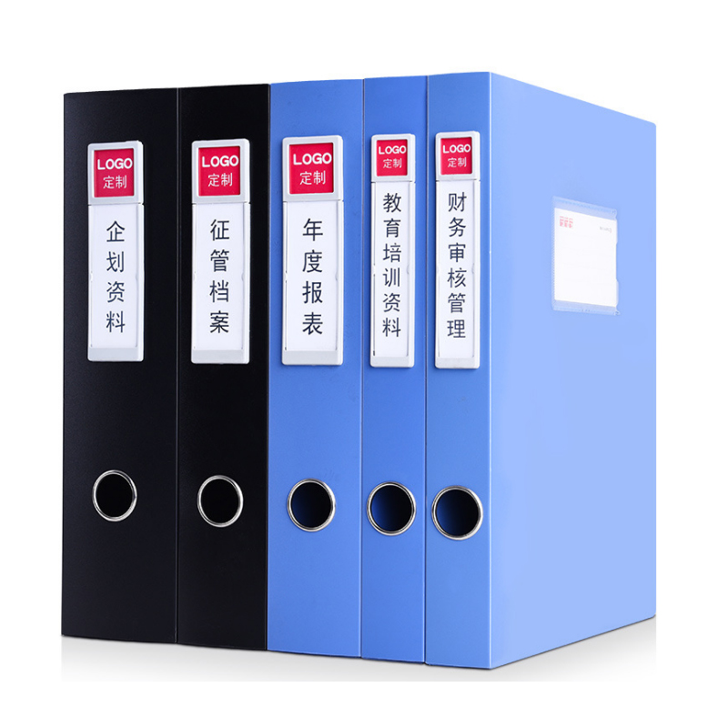 档案盒塑料文件盒a4凭证收纳盒资料盒背宽2cm 金融办公用品(单位:10个)