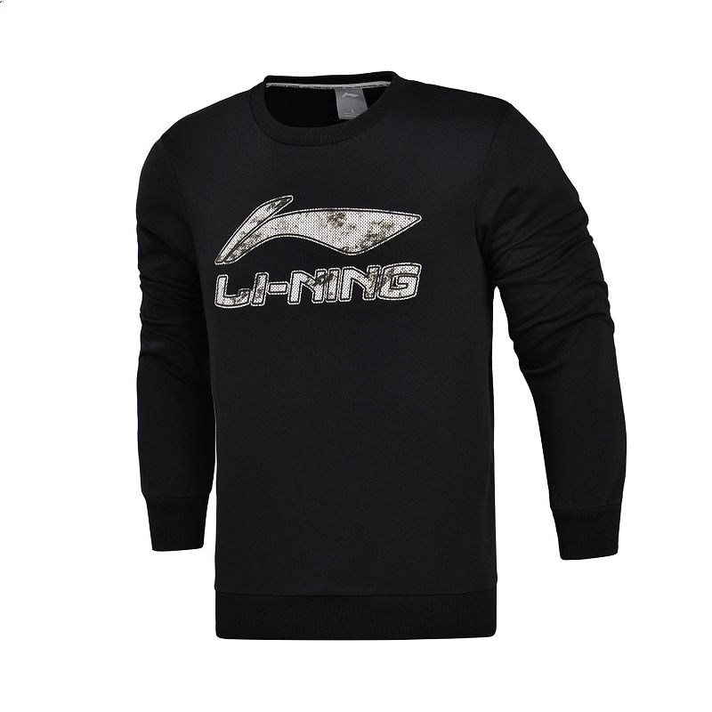 [自营]李宁(LI-NING) 17秋季 卫衣男士套头衫长袖运动卫衣/套头衫AWDM353 AWDM353-1