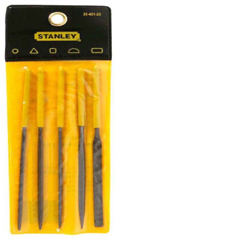 史丹利 1P6741 5件套什锦钢锉组套4x160mm 22-425-23