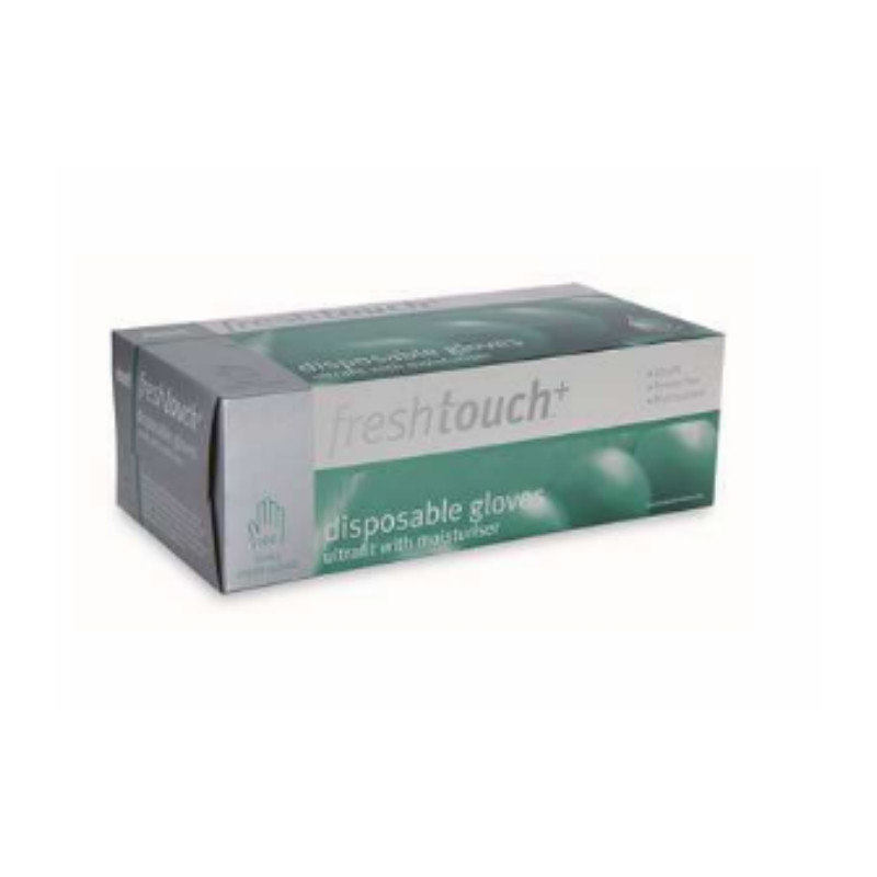 安思尔 Ansell 33-600, L 一次性100%天然橡胶,浅绿色无粉,保湿,23cm长