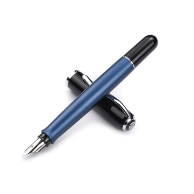 百利金(Pelikan )时代P360系列深蓝色钢笔 全金属墨水笔