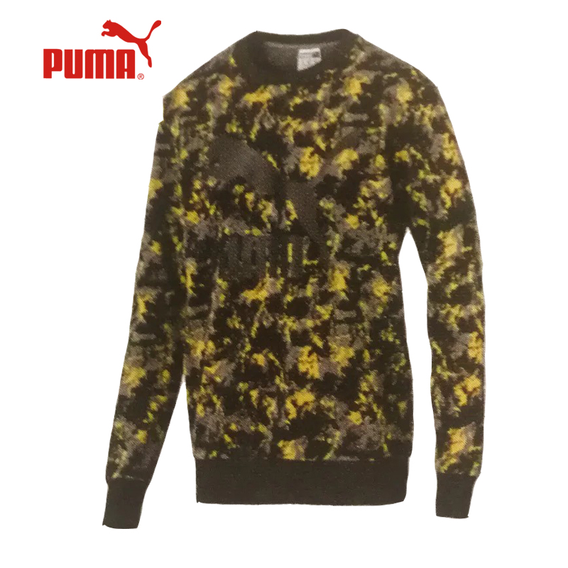 彪马Puma 男士迷彩圆领套头衫卫衣常规款57756893