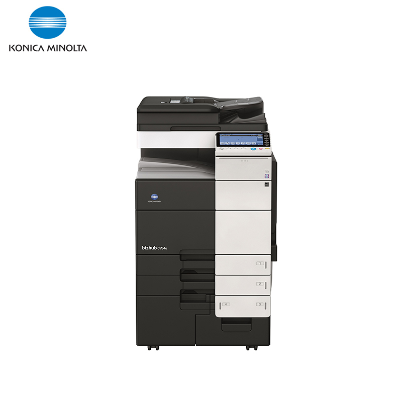 柯尼卡美能达(KONICA MINOLTA)bizhub C754e A3彩色复合机 75页/分 打印复印扫描(含输稿器+四纸盒+FS-535排纸处理器)(单位:台)