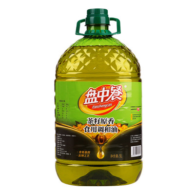 加加 盘中餐茶籽原香食用调和油5L