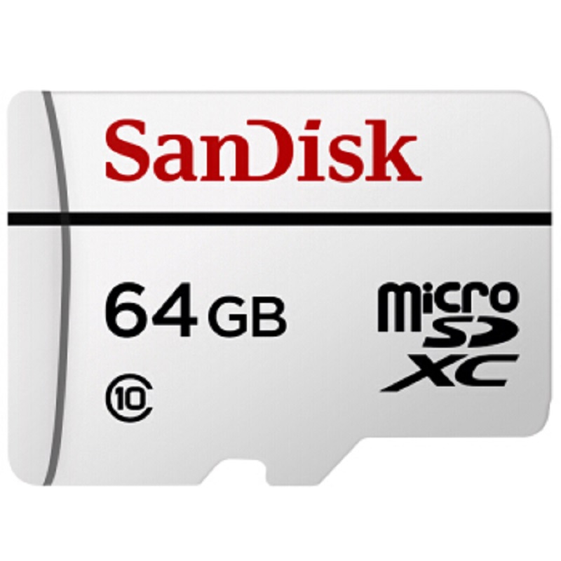 闪迪（SanDisk）行车记录仪＋家庭监控摄像头存储卡高度耐用视频监控存储卡Micro SDXC