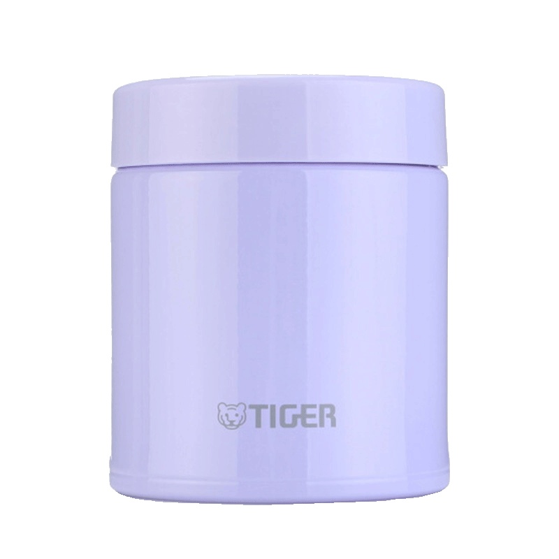 虎牌（tiger）真空汤杯保温壶不锈钢时尚轻量便携多用型 MCH-A50C（VB）紫色 500ml 304不锈钢