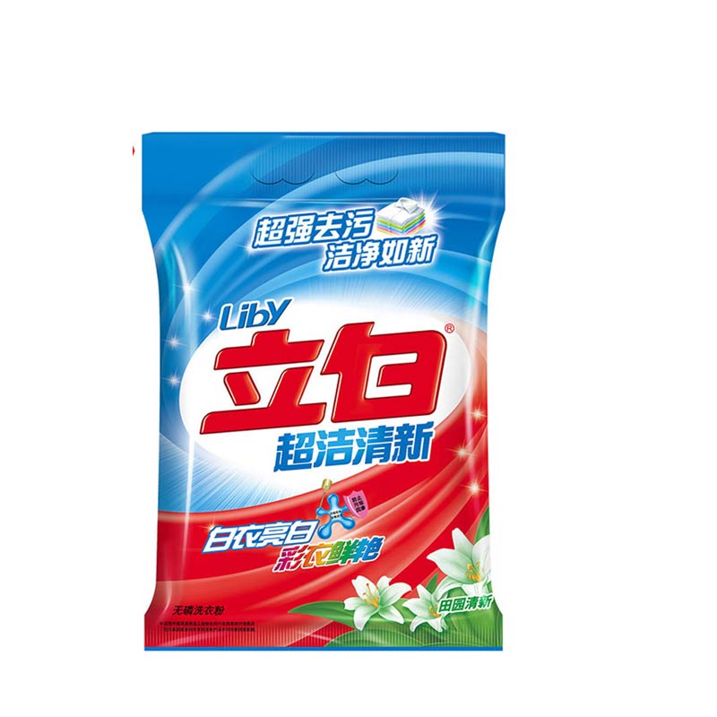 立白 超洁清新粉洗衣粉 455g*16(袋)