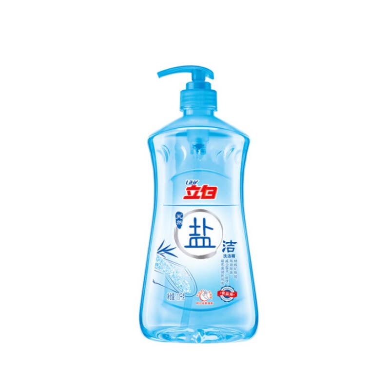 立白 盐洁洗洁精1100g*8(瓶)浓缩型除菌食品用可蔬果净