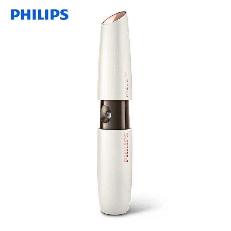 飞利浦(Philips) 醒肤补水保湿美容仪 充电迷你便携补水蒸脸喷雾仪 BSC601/05OBP白色