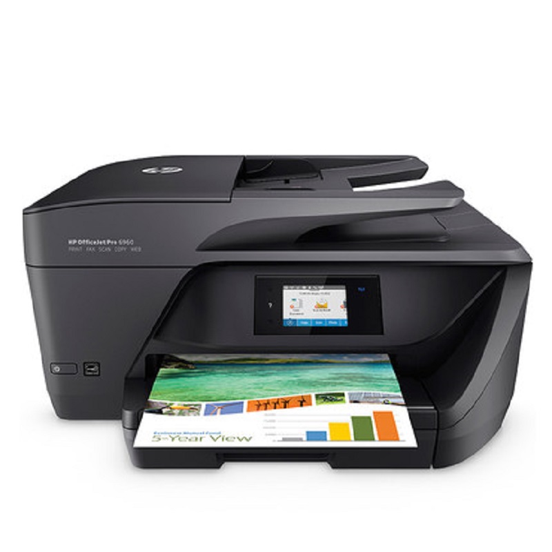 惠普(HP)6960四合一彩色无线打印一体机 电子发票专用打印机