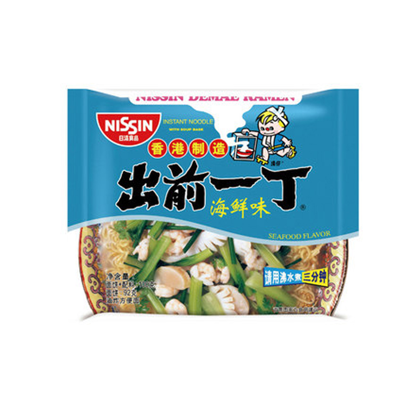 出前一丁 方便面 海鲜味 香港制造 100g*30包 整箱