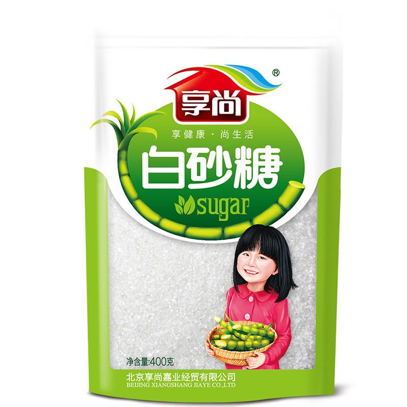 享尚白砂糖400g 烘焙原料 咖啡撒料 糖拌西红柿 糕点蛋挞佐料