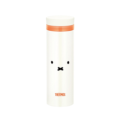 [旋转开启]THERMOS膳魔师真空304不锈钢保温杯 男女通用 JNO-351B-PWH 350ML 白色