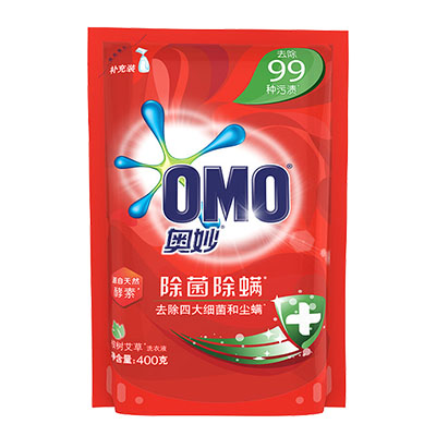 奥妙(OMO)除菌除螨洗衣液400g(1000箱起售,散客请勿购买,拍下不发货)