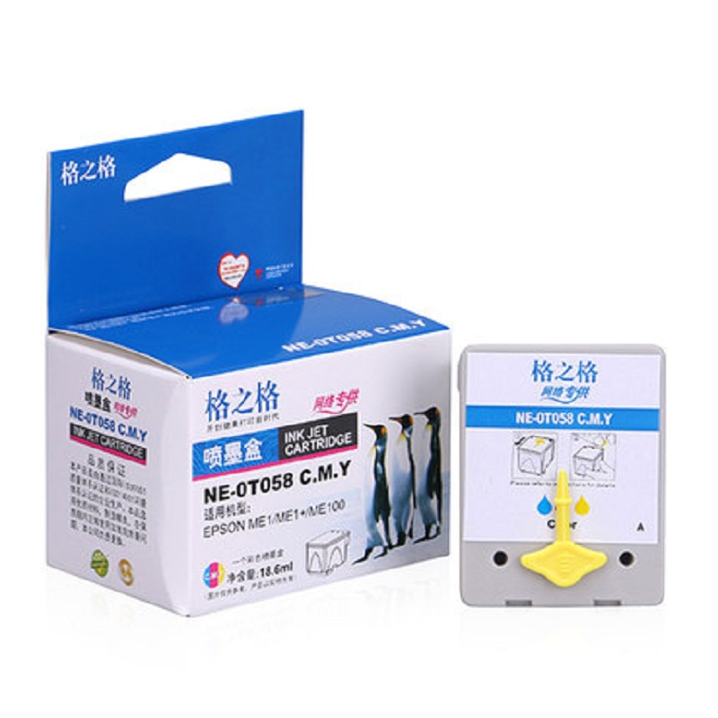 [精选]格之格 T058CMY彩色墨盒 适用爱普生EPSON ME1 ME1+ ME100墨盒