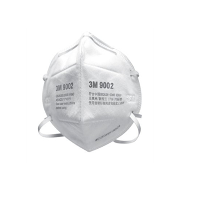3M 9002A 折叠式颗粒物头戴式防护口罩(10盒/箱)9002A(10盒/箱)