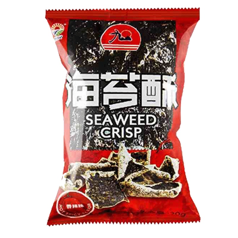 九日香辣味海苔酥(膨化食品)30g 韩国进口休闲零食